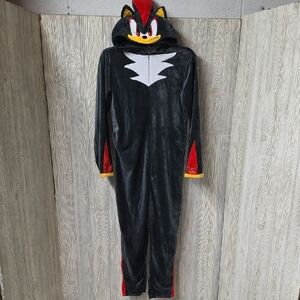 Sonic The Hedgehog Onesie Jumpsuit Shadow The Hedgehog Kids Size XL